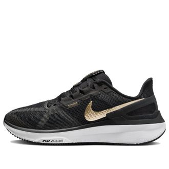 Nike (WMNS) Nike Air Zoom Structure 25 Black Metallic Gold DJ7884-003