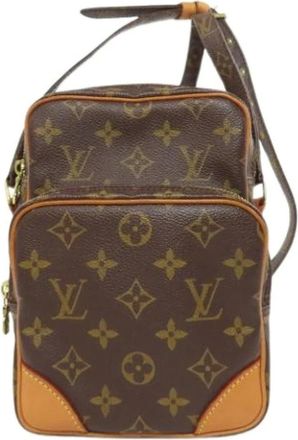 Louis Vuitton Pre-owned Cross Body Bags, female, Brown, Size: ONE SIZE Pre-owned Vintage Monogram Shoulder Bag