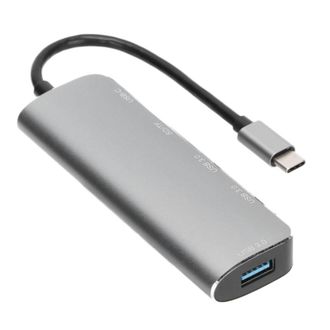 OEM Concentrador Usb 3.2 Multipuerto Con Dise&ntilde;o De Aluminio, Compatible Con Transmisi&oacute;n De Im&aacute;genes 4k A 30 Hz Y 2k A 60 Hz, Interfaz 6 En 1 Que Incluye U