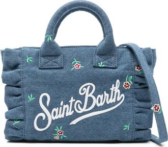 MC2 Saint Barth mini Volante denim tote bag - women - Cotton - OS - Blue
