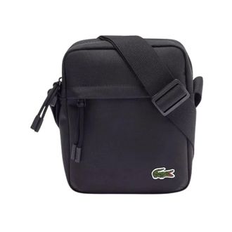 Lacoste Neocroc Schoudertas - Dames - Tassen - Zwart - Maat: ONE Size Zijde