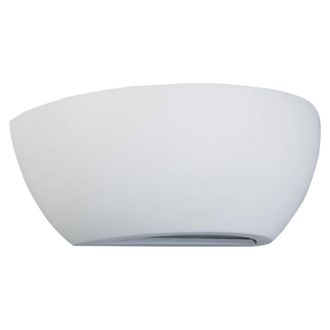 Lindby Lindby Aplique felia En Blanco De Cer&aacute;mica, Arcilla, Yeso