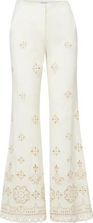 Veronica Beard Donna, Pantaloni, Bianco, L, new