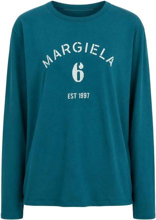 Maison Margiela Logo-print Long-sleeve Sweatshirt