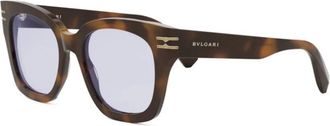 Bulgari Sunglasses, unisex, Brown, Size: 51 MM Sunglasses