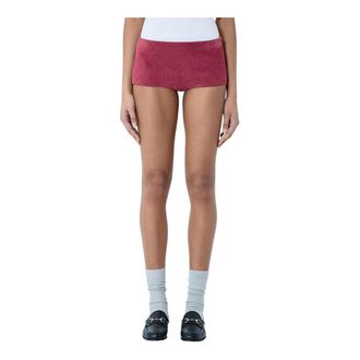 Gucci Mujer, Pantalones cortos, Rojo, Talla: S