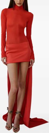 New Arrivals Body Catroux a maniche lunghe - Rosso