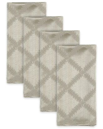 Lenox Set Of 4 Laurel Leaf Napkins