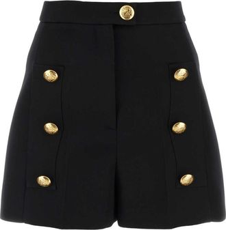 Alexander McQueen Black wool shorts