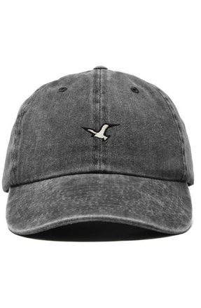Dalix Seagull Dad Hat in Washed Black at Nordstrom