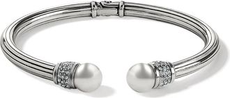 Brighton Womens Meridian Open Hinged Bangle In Silver
