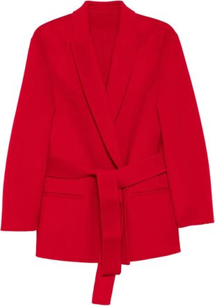 Alberta Ferretti single-breasted blazer - Red