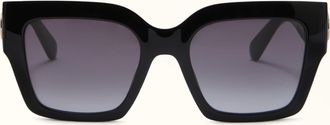 Furla Occhiali Da Sole Nero Nero Iniettato + Smalto Donna