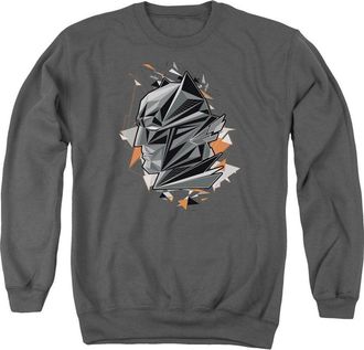 Gildan Batman V Superman Bat Head Tech Adult Crewneck Sweatshirt