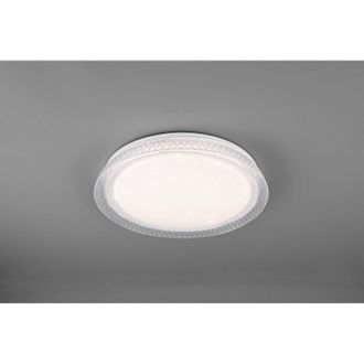 Trio Leuchten Trio Lighting - Plaf&oacute;n Led Moderno 18w Regulable Heracles Blanco &Oslash;38 Cm