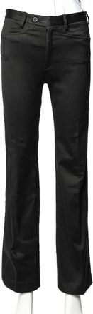 Joseph Vintage Black Cotton Flared Leg Pants