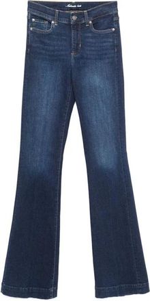 Liu Jo Flare High Waist Jeans - Dames - Flared Jeans - Blauw - W32 - Katoen - Jeans