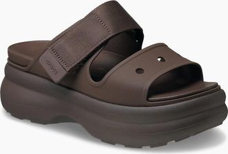 Crocs Womens Crocs Soho Two Strap EVA Womens Coffee Sandals - Brown - Size: UK 8 / eu 41/42 / us w10