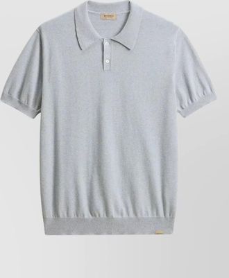 Woolrich fine knit short sleeve polo shirt