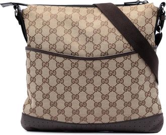 Gucci Pre-owned Gucci GG Canvas Crossbody Unisex W7Q65361LA59GBL3