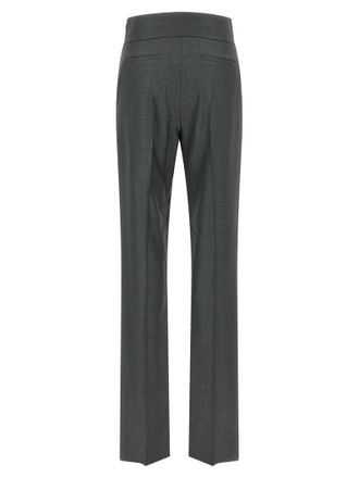 Valentino Garavani Virgin Wool Trousers - Gray