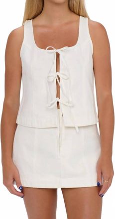 Show me your Mumu Lena Mini Skort In Sea Salt