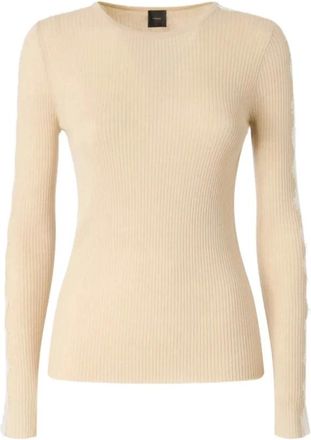 Pinko Mujer, Jerseys, Beige, Talla: S