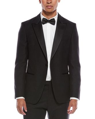 HUGO BOSS Hutson Wool-Blend Tuxedo Jacket