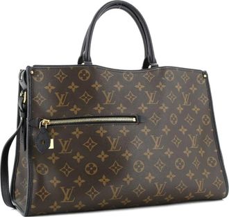 Louis Vuitton Popincourt NM Handtas Monogram canvas met leren MM tas - Zwart