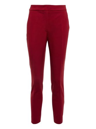 Max Mara Pegno trousers - women - Polyamide/Viscose/Elastane - 34 - Red