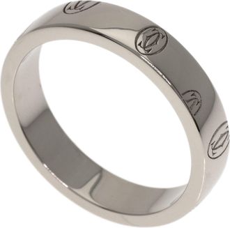 Cartier White Gold White Gold (18K) Band Ring (Pre-Owned)