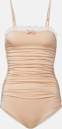 Chlo&eacute; Chlo&eacute; Body arricciato con pizzo