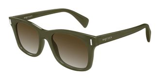 Alexander McQueen AM0551S Asian Fit 003 Mens Sunglasses Green Size 52 - Free RX Lenses - Free RX Lenses