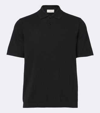 Lisa Yang Keir cotton and cashmere polo shirt
