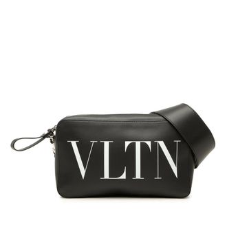 Valentino Pre-owned Valentino Leather VLTN Crossbody Unisex 4YUE7LDS2O13GXPZ