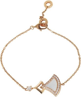 Bulgari Divas Dream 18K Rose Gold 0.31 ct. tw. Diamond Bracelet (Authentic Pre-Loved)