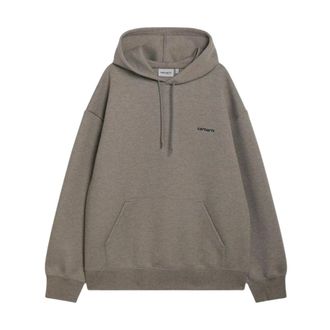 Carhartt Work in Progress Hooded Sweatshirt - Heren - Sweatshirts & Hoodies - Bruin - Maat: XL