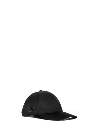Prada Mens Baseball Cap Re-Nylon Black Polyamide Hat