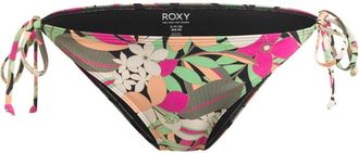 Roxy Bikini-Hose ROXY Printed Beach Classics, Damen, Gr. M, US-Gr&ouml;ssen, grau (anthrazit palm song s), Obermaterial:87% Nylon, 13% Elasthan;, Badehosen Biki
