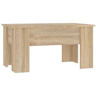 vidaXL Mesa De Centro Madera De Ingenier&iacute;a Roble Sonoma 79x49x41 Cm Vidaxl