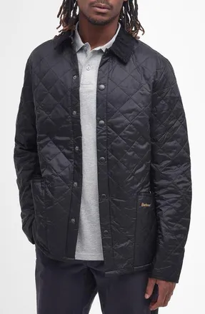 Barbour Heritage Liddesdale Quilted Jacket in Black at Nordstrom, Size Xx-Large