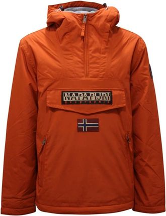Napapijri Oranje Rainforest Pocket Jack - Heren - Winterjassen - Oranje - S - Jassen