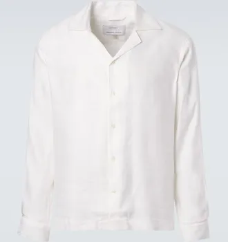 Frescobol Carioca Camicia Safra in misto lino