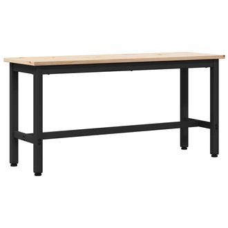 vidaXL Banca De Comedor Natural 100 X 32,5 X 49 Cm Vidaxl