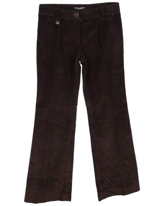Dolce & Gabbana Wide Leg Trouser, Size It 40 (Authentic Pre-Loved)