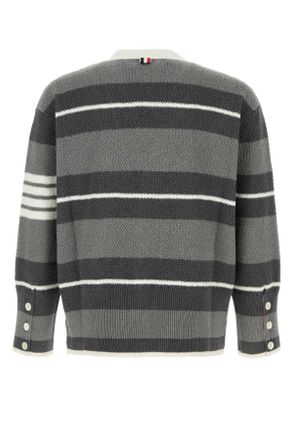 Thom Browne Mkc641ay3016 035 Medgrey Cotton Maglie Sweater