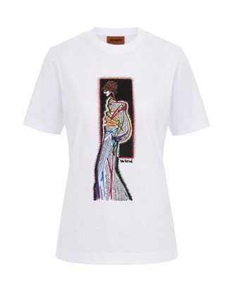 Missoni Illustrated Print Cotton Jersey T-Shirt