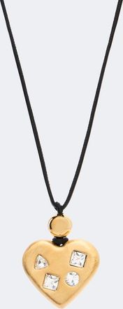 Jacquemus Coeur embellished pendant necklace