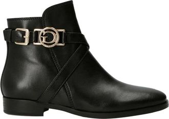 Guess Enkellaarsjes - Dames - Enkellaarsjes - Zwart - 36 EU - Leer - Schoenen