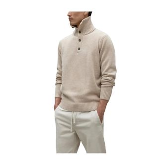 Ecoalf Turtlenecks, male, Beige, M, Classic Cotton Jersey Turtleneck